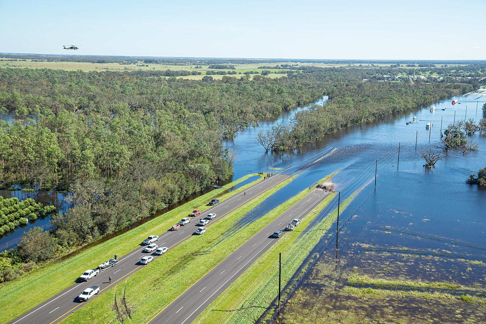 Flooded Highway due to Ian by US Customs and Border Protection, Wikimedia Commons